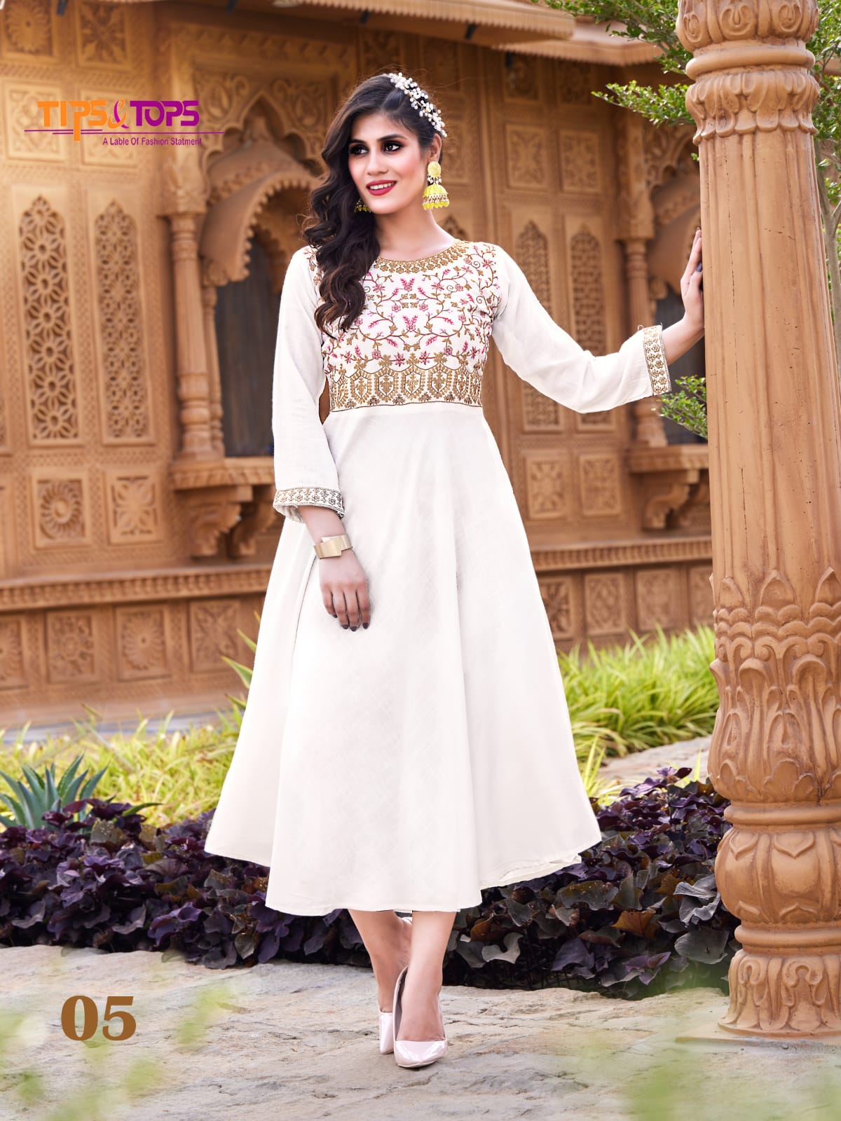 MANNAT Latest Designer Fancy Wear Rayon Kurti Collection